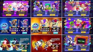 EVERY BRAWL PASS UNLOCK ANIMATIONS | Season 1 to 37 | Brawl Stars