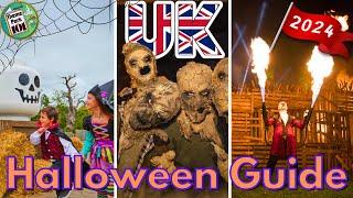 UK Theme Park HALLOWEEN GUIDE - 2024 - Kid/Family Friendly & Scream Park Events