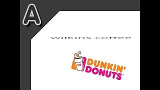 Adri's TVOKids Logo Bloopers III: Take 3: Dunkin' Donuts Font