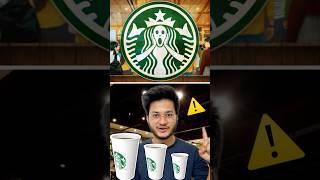 Is Starbucks Secretly Scamming You with Cup Sizes?  #shorts #Starbucks #DidYouKnow