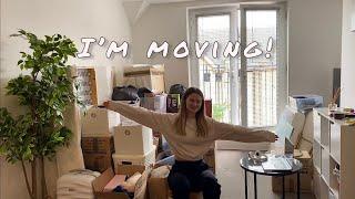 I’M MOVING!  Moving Vlog Pt.1 Packing, Organising & What I eat