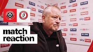 Chris Wilder | Sheffield United 1-1 Bristol City | Post Match Reaction