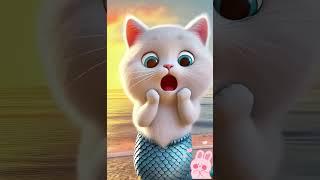 MERMAID CATS!?? ‍️.   #cat #funny #shorts