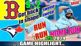 Boston Red Sox Vs. Toronto Blue Jays [TODAY] (rise from 3rd) FULL GAME Highlights | MLB Season 2024