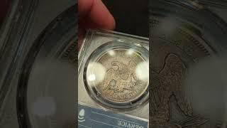 My New Toned Seated Liberty Dollar!