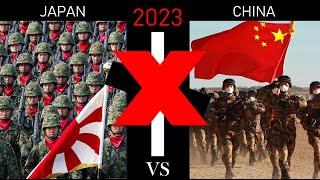 Japan vs China Military Power Comparison 2023 | Xversus Military