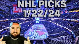 Free NHL Picks Today 1/22/24