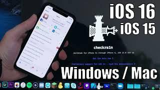 Jailbreak iOS 16 - 12 CheckRa1n (Windows & Mac)