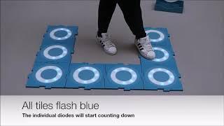 Moto Tiles "Final Countdown" Interactive Floor Tiles - Supplied by Axtion Tech