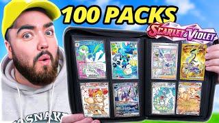 My Scarlet & Violet Binder After Opening 100 Packs!