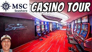 MSC Signature Casino Tour | MSC Seashore - January 2024