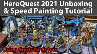 HeroQuest 2021 Unboxing & Speed Painting Tutorial