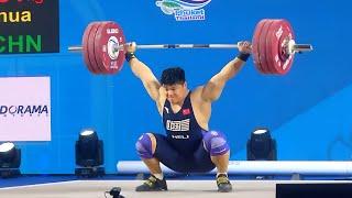 Liu Huanhua vs Lesman Paredes Snatch Battle | Last-Chance Olympic Qualifier