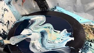 Fluid Art Bloom Class Compilation in #swfl #fluidart #artclass #sheleeartstyle