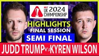 Judd Trump vs kyren Wilson | UK Championship 2024 | Final Session Highlights |#juddtrump#snooker2024