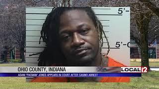 Former Bengals player Adam Jones held on $10,000 bond after Rising Sun Casino arrest