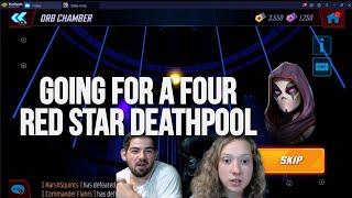 40 Red Star Orb Opening for Deathpool  I Marvel Strike Force - MSF