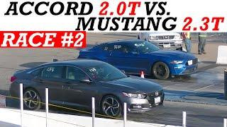 2020 Honda Accord Sport 2.0T vs. Mustang 2.3T: Race #2