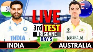 India vs Australia, 3rd Test, Day 5 | IND vs AUS Live Match Today | Live Cricket Match Today