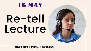 Retell Lecture PTE SPEAKING - MAY 2025 - The Ultimate FREE Guide