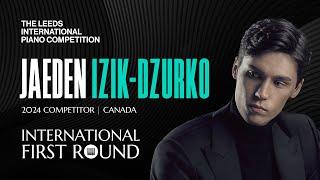 Jaeden Izik-Dzurko | Leeds International Piano Competition 2024 | International First Round #Piano