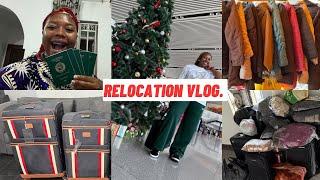 WE RELOCATED!!!!| VISA APPLICATION PROCESS| WINTER JACKET SHOPPING| LAST DAYS IN NIGERIA.