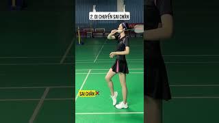 8 động tác dễ mắc lỗi khi đánh cầu #caulongyb  #badminton #cầulông