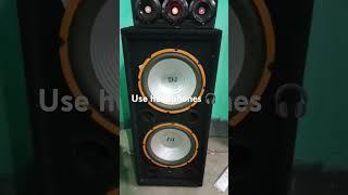 120+120 watt speaker bass test# dj box # Dj sam