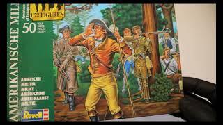 Unboxing 1/72 Amerikanische Miliz American Militia Revell 2561