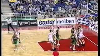 1995 Eurobasket Lithuania Croatia Sabonis Marculionis Karnisovas Kukoc Radja Vrankovic Komazec