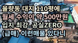 (급)청주 율량동 다가구 주택 매매  월세 수익이 500만원정도에 대지면적이 110평이 이가격 실화?