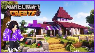 I Built a CHOCOLATE BAKERY in Minecraft using Create and Let's Do Bakery Mod