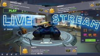 Tanki Online Completing Tanki b-day missions - MrThunder Livestream