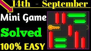 Hamster Kombat Mini Game Solved September 14 2024 | Mini Game EASY Solution |Mini Game Puzzle