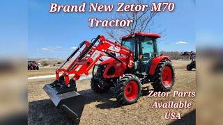 Zetor Major 70 (M70) Tractor with ZL75 Loader Walk-around (English) USA