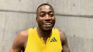 Grant Holloway After Breaking Record For Most Career Sub-13 110mH Races With 12.99 to Win in Zurich