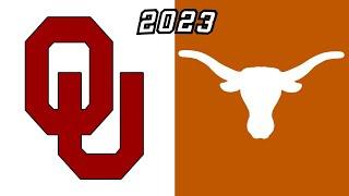 2023 Oklahoma Sooners vs Texas Longhorns Full Game Replay | Red River Shootout | 1080p