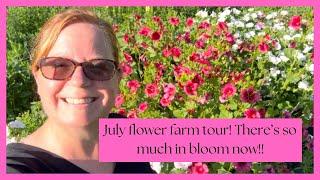 July Flower Farm Tour  So much has changed!  PNW Zone 8b