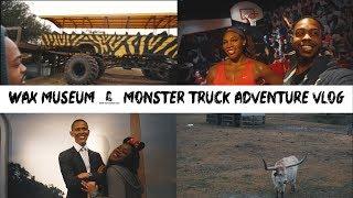 A wax museum and monster truck adventure