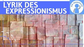 Lyrik des Expressionismus einfach erklärt - Geschichte, Hintergrund, Themen, Merkmale & Vertreter