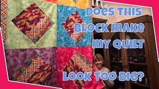 Big Blocks Quilt Pattern Featuring a Square in a Square