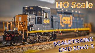 Review - HO Scale ScaleTrains SD40-3 (CSXT 4048)