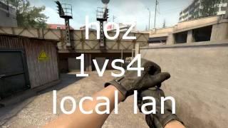 hoz - 1vs4 glock & usp on LAN