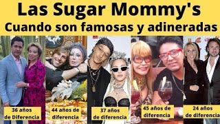 Conoce a las Sugar Mommy's más famosas de la farándula