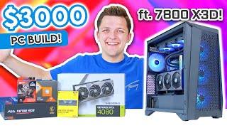 Awesome $3000 Gaming PC Build 2023!  [Full Build Guide w/ Benchmarks]