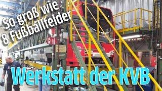 KVB: Die Werkstatt der Kölner Verkehrsbetriebe - 400 Bahnen pro Jahr werden repariert