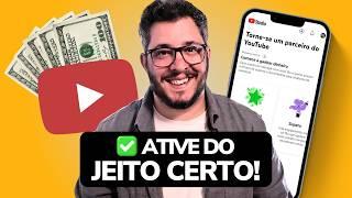  Como ATIVAR MONETIZAÇÃO do YouTube pelo Celular e PC (2024)