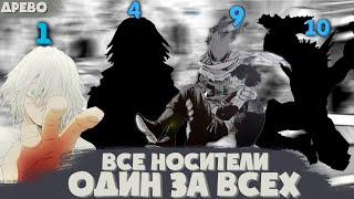 ВСЕ НОСИТЕЛИ ПРИЧУДЫ "Один За Всех" из аниме Моя геройская академия. [Древо]