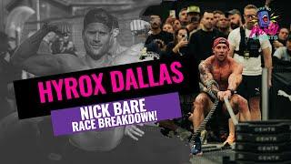 Hyrox Dallas: Nick Bare Race Breakdown!