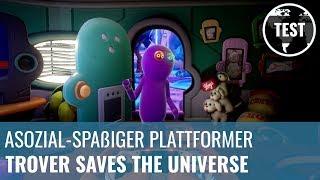 Trover Saves the Universe im Test: Asozial-spaßiger Plattformer (German)